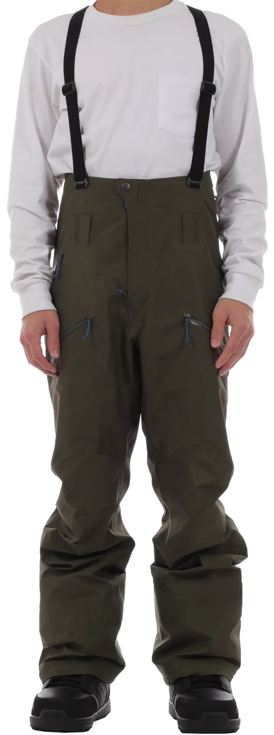 Patagonia PowSlayer Bibs Pants - basin green | Tactics