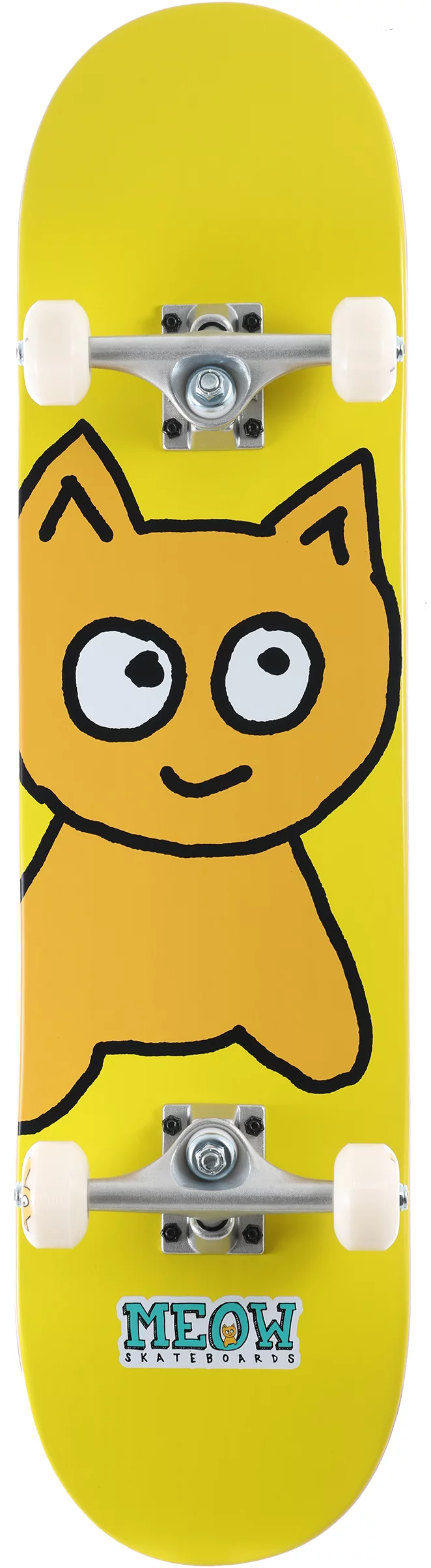 Meow Big Cat 7.75 Complete Skateboard - yellow | Tactics