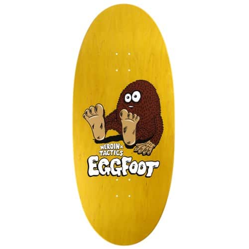 Tactics Heroin Eggfoot 13.5 Symmetrical Eggzilla Shape Skateboard