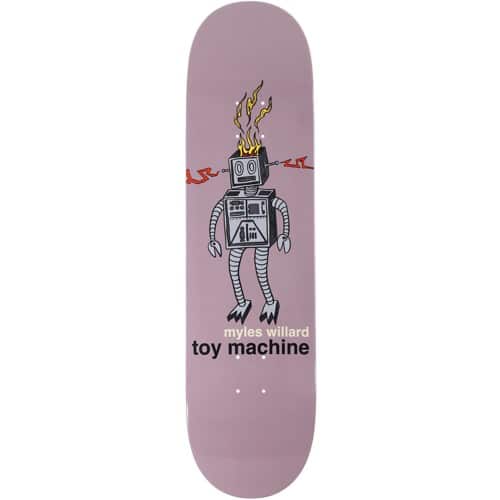 Toy Machine Willard Robot Fire 8.25 Skateboard Deck | Tactics
