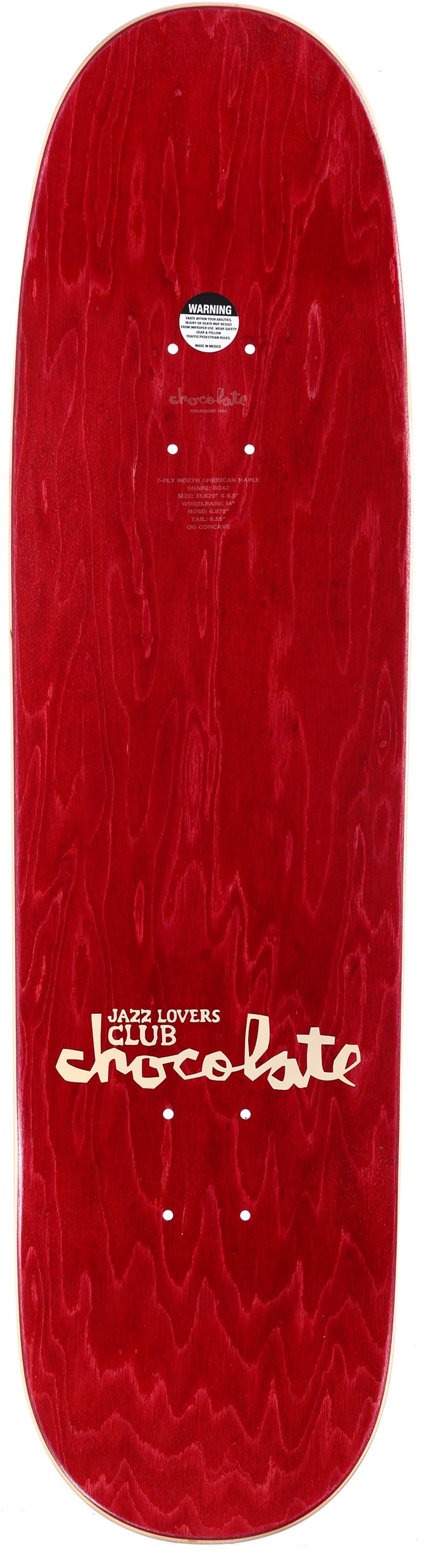 Chocolate Anderson Kenny Loves Jazz 8.5 Skidul Shape Skateboard