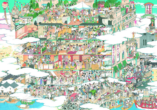 百貨店圖 日本橋三越Department Store:Nihonbashi Mitsukoshi|山口晃