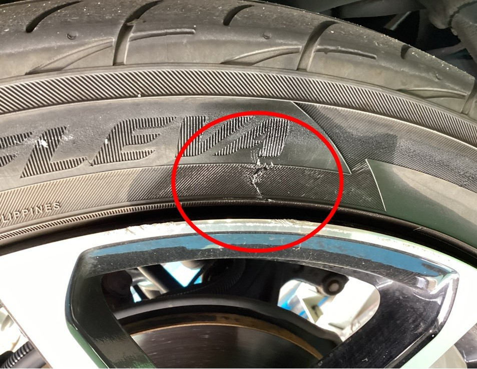 パンク】 タイヤに傷がついていませんか？ | 店舗おススメ情報