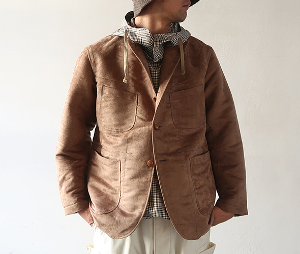 Engineered Garments - Bedford Jacket - Poly Fake Suede エンジニア