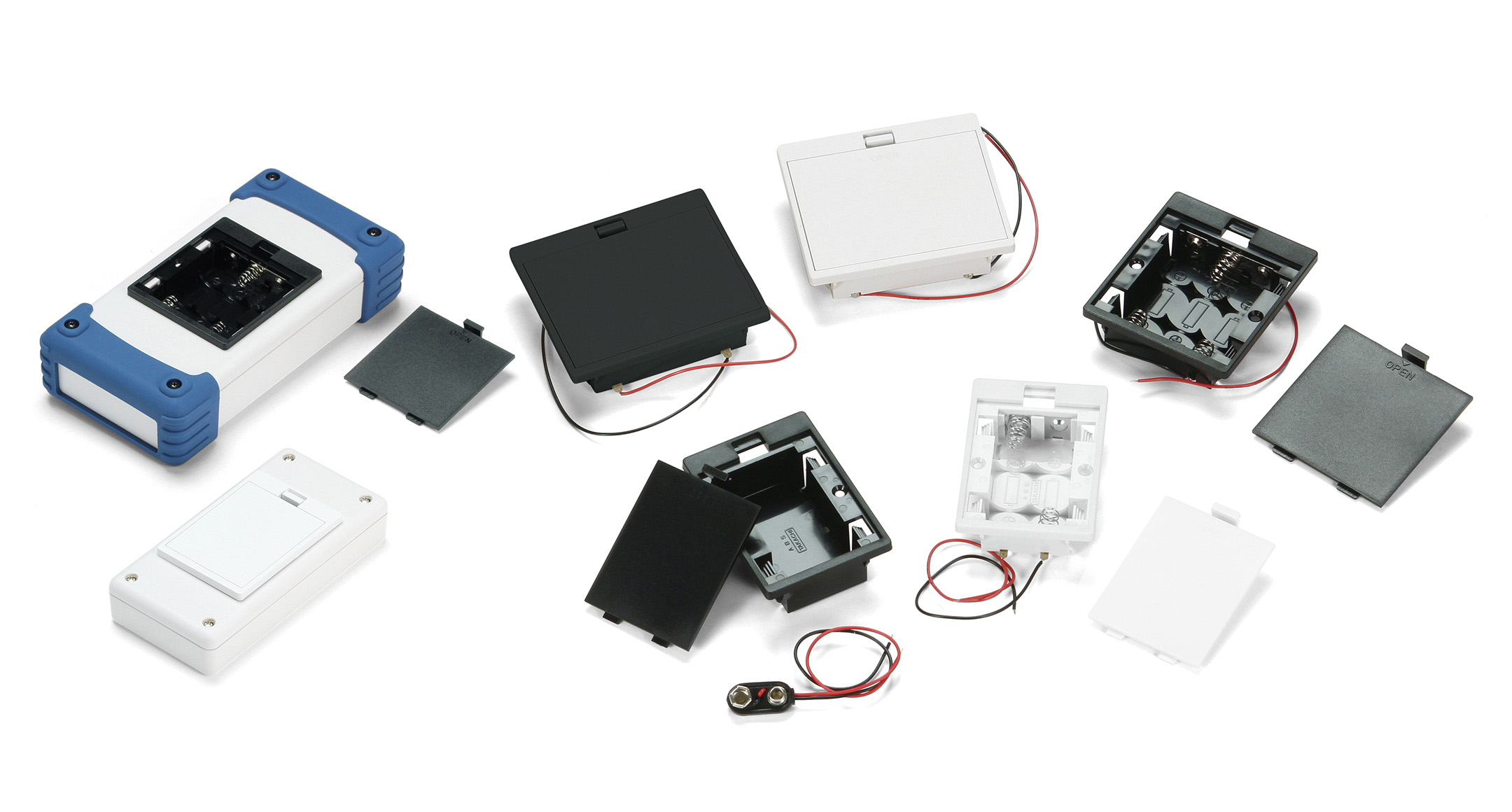 リード線付 はめ込み電池ボックス LDNシリーズ | 製品情報 | タカチ