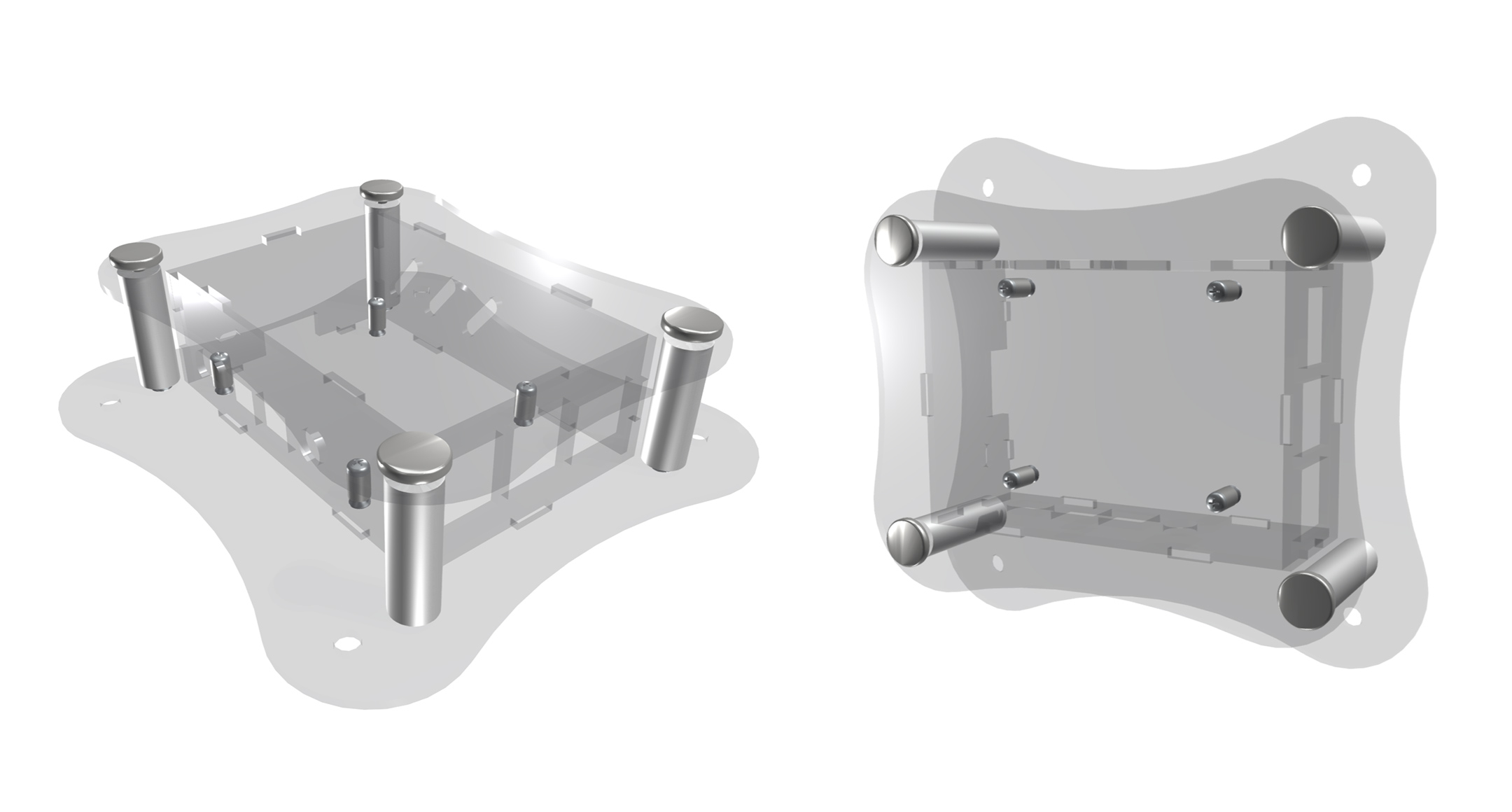 Raspberry Pi用 壁付型アクリルケース RPA-Fシリーズ | 製品情報