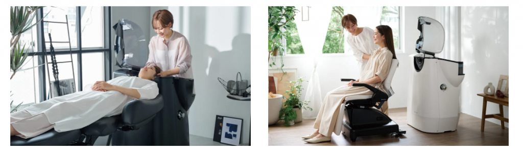 爽快感とうるおいの、洗髪体験。自動シャンプー機器「aqua pod」とaqua