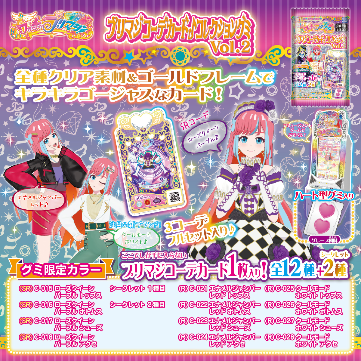 ワッチャプリマジ！ プリマジコーデカード♪ コレクショングミ Vol.2