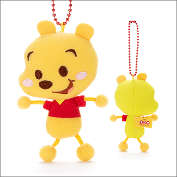 ディズニーキャラクター／トイカンパニー クリーナー付ボールチェーン