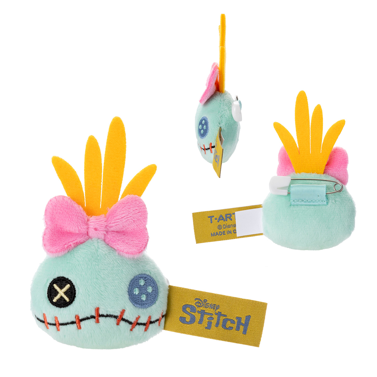 ディズニーキャラクター／リロ＆スティッチ／ ぬいぐるみバッジ