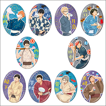 ハイキュー!! 夏祭りだえん缶バッジ｜商品情報｜タカラトミーアーツ