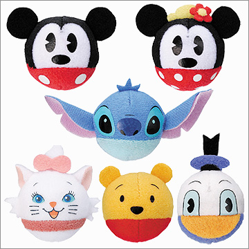 ディズニーキャラクター ミニミニぬいぐるみボール アクセサリーセット