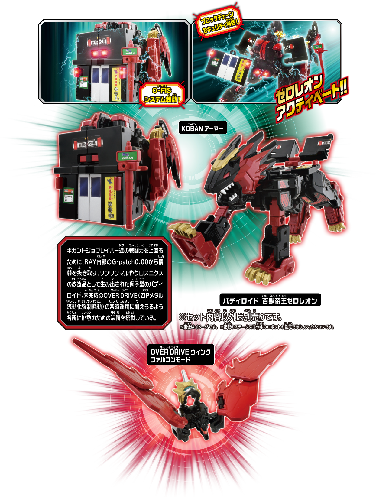 KOBANアーマー 百獣帝王ゼロレオン｜トミカヒーローズ ジョブレイバー