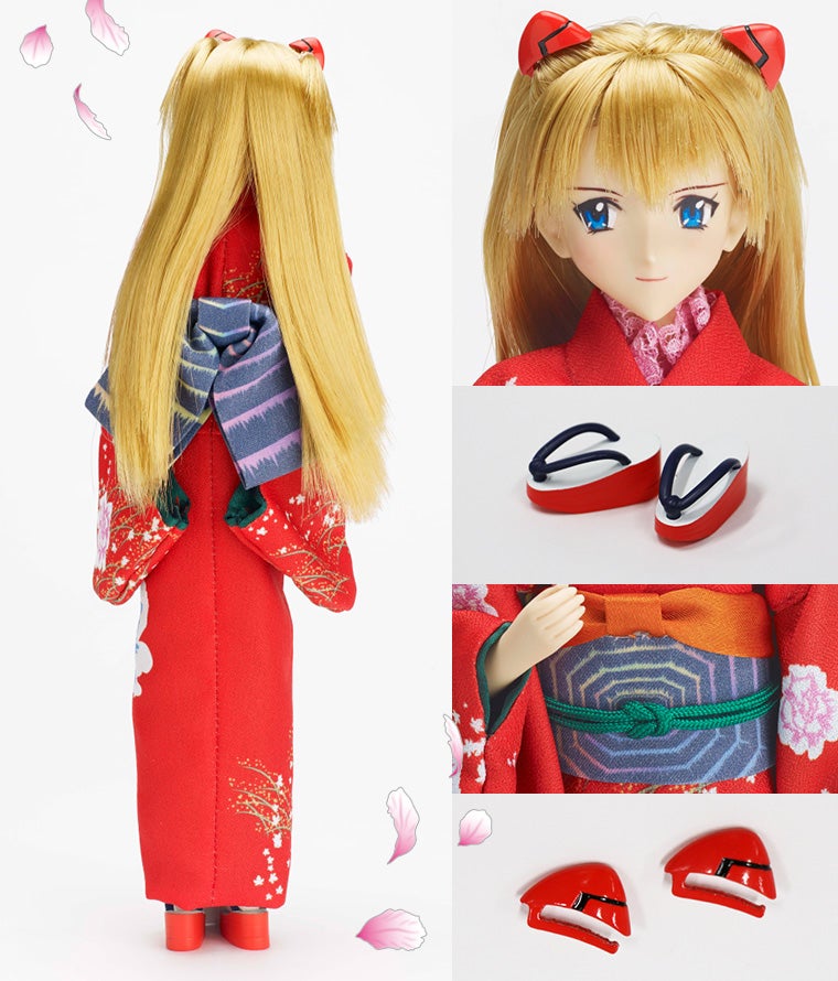 式波・アスカ・ラングレーと日本刀｜エヴァンゲリオン究極の和ドール