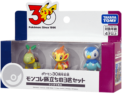 ポケモン30周年記念 モンコレ旅立ちの3匹セット 特集｜商品情報