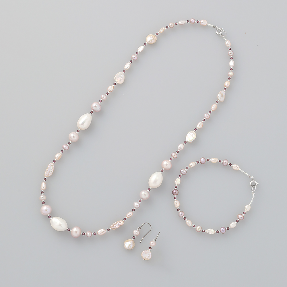 淡水パールデザインネックレス3点セット ピアス | 商品詳細 | 高島屋