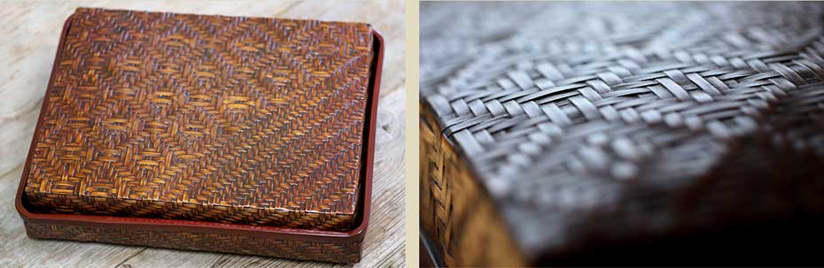 一点限り】特別価格 網代塗り文庫 | 虎斑竹専門店 竹虎