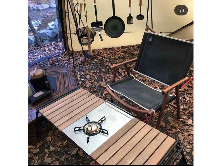 アイアン工房CAMPSHOP」のローテーブル｜天板アレンジ可&Snow Peak製品