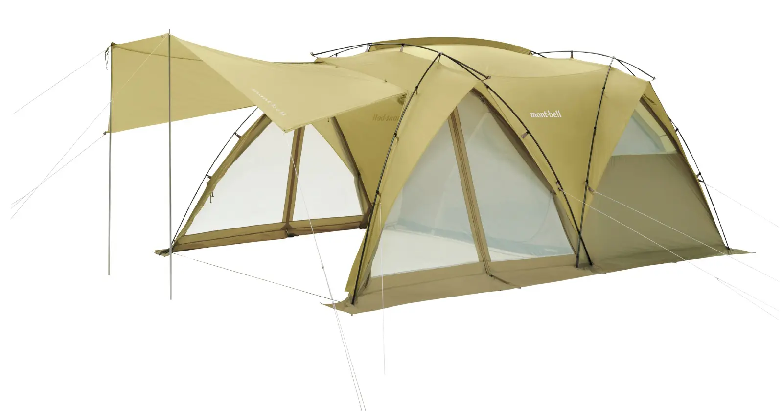 軽くて設営楽々！モンベルの新作2ルームテント「ムーンライトキャビン4