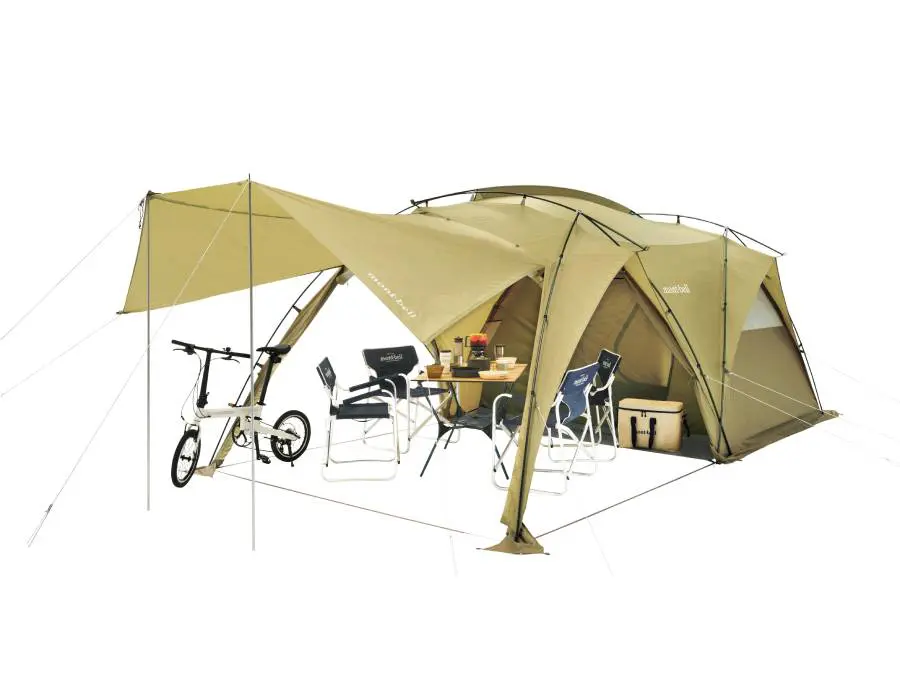 軽くて設営楽々！モンベルの新作2ルームテント「ムーンライトキャビン4