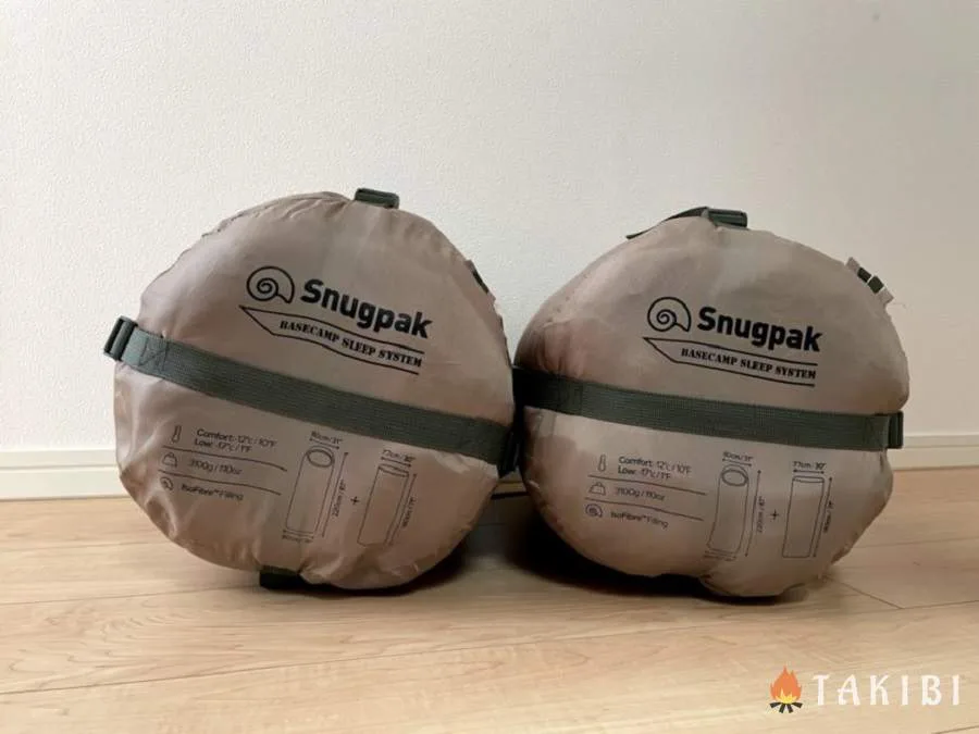 Snugpak(スナグパック)のシュラフ「ベースキャンプスリープシステム