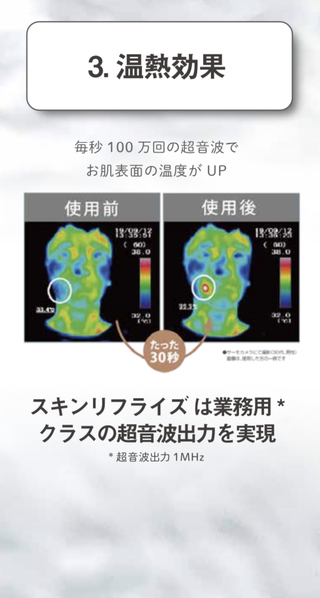 スキンリフライズ 超音波美顔器 ｜ 株式会社 タクサム｜大阪の美容