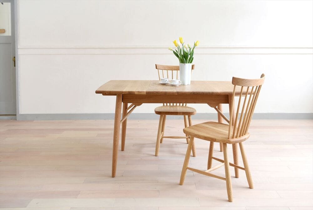 無垢材伸長式ダイニングテーブル クラシック【匠ソファ】