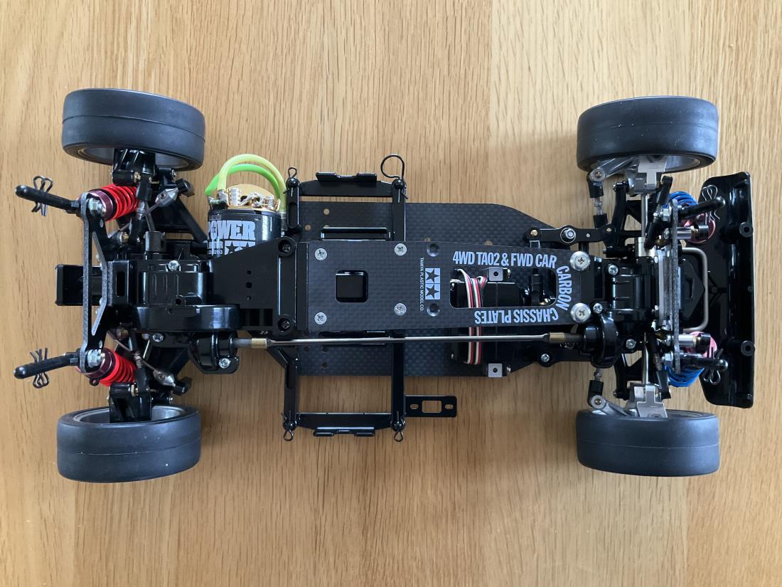 58157: TA02RS 4WD Chassis Kit from Futureworks showroom, TA02-TRF