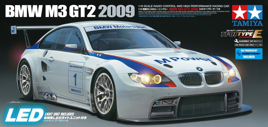 Tamiya 58449 2009 BMW M3 GT2 / Tamiya USA