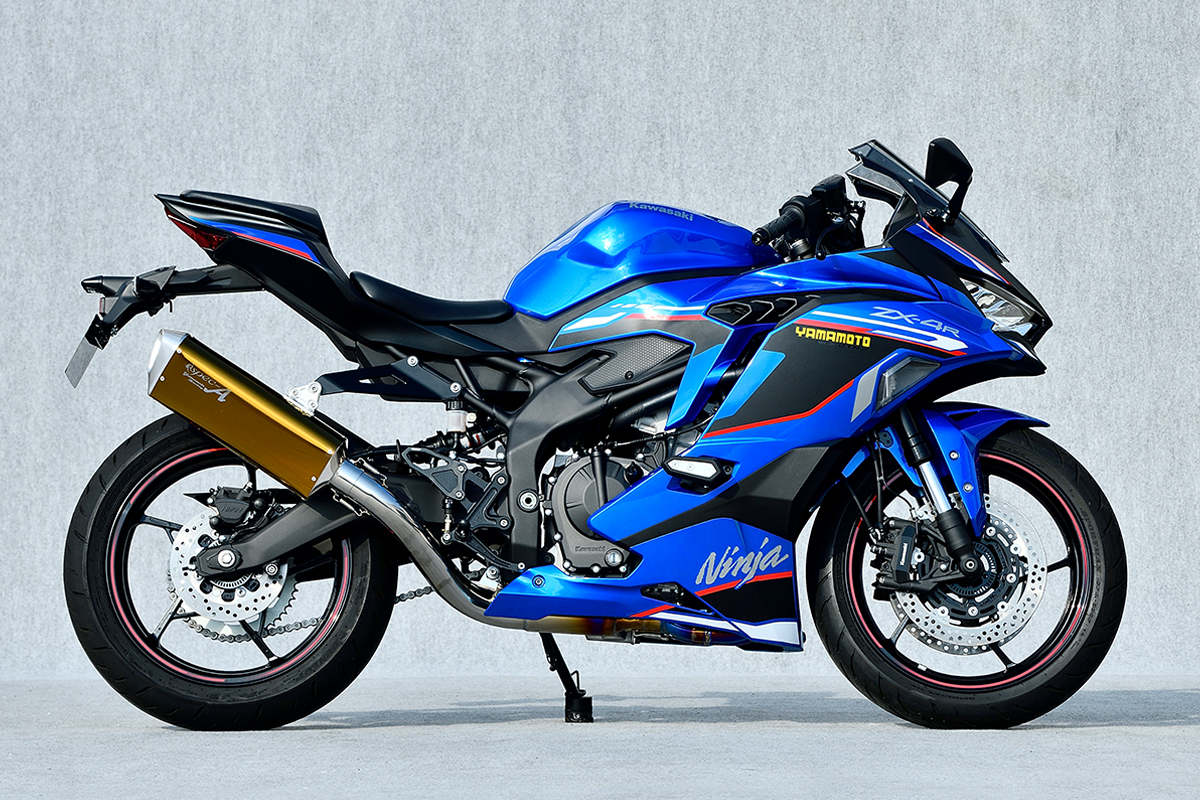 ヤマモトレーシングからニンジャZX-4R用マフラーがリリース - バイク