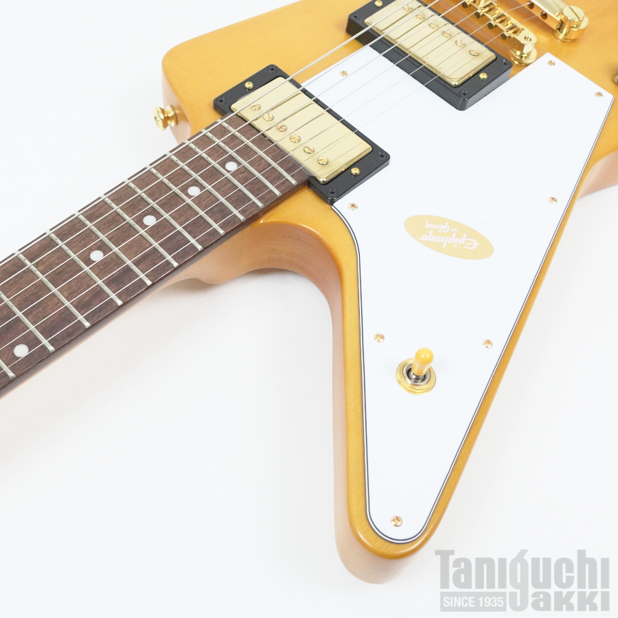 Epiphone Inspired By Gibson Custom 1958 Korina Explorer Left