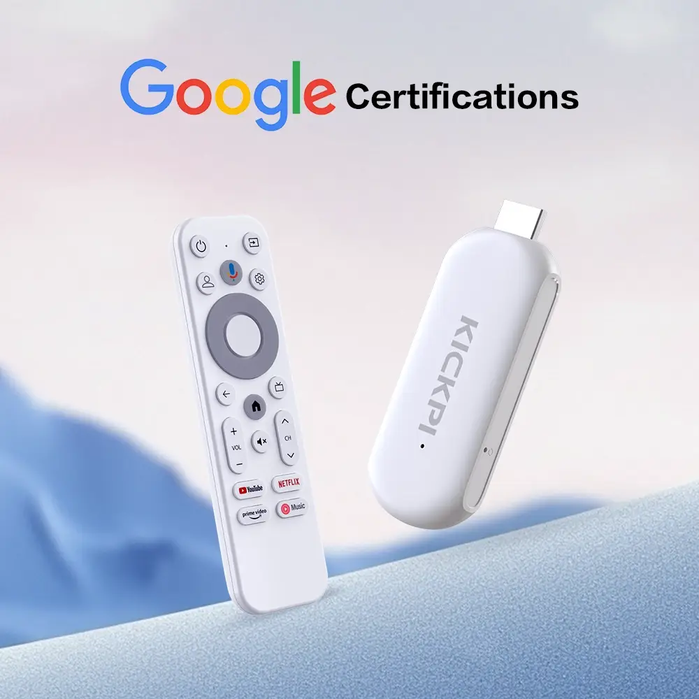 Google認定Andrpid TVスティックKICKPI KP2 Netflix認定メディアプレーヤー