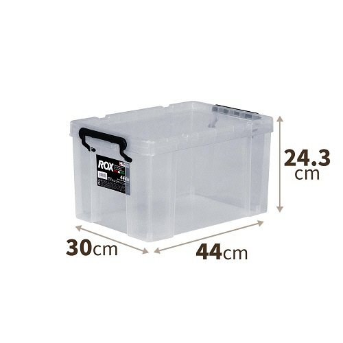 たのめーる】天馬 ロックス 440M W300×D440×H243mm クリア 1個の通販