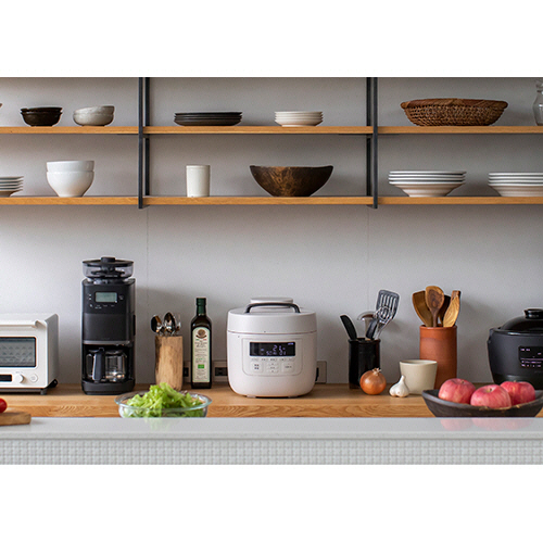 たのめーる】シロカ 電気圧力鍋 おうちシェフPRO L 呼び容量5L グレー