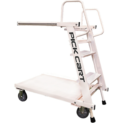 たのめーる】YAMAZEN ステップ付き2段台車 ピックカート PKC02 1台の通販