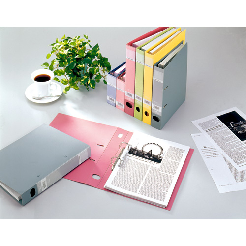 たのめーる】セキセイ ロックリングファイル A4タテ 2穴 280枚収容 背