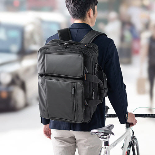 たのめーる】サンワダイレクト ビジネスバッグ (3WAY・大容量