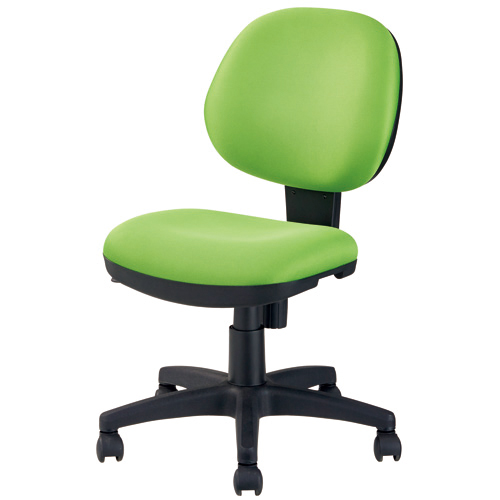 たのめーる】ナカバヤシ らくらくチェア 肘なし グリーン OTS291G 1脚