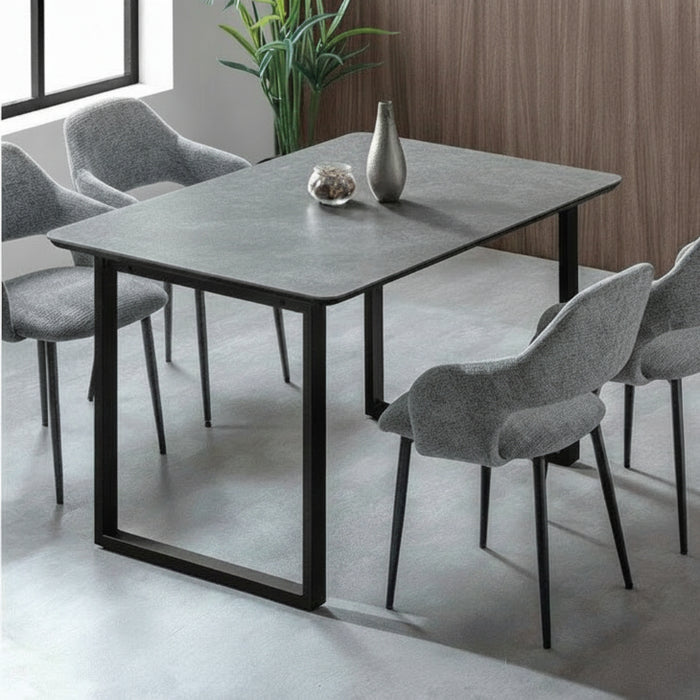 幅180cm]【搬入設置込み】 4人掛け セラミック ダイニングテーブル