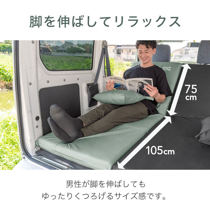 3way 車中泊マット 幅60cm キャンプマット 撥水 キャンプ マット