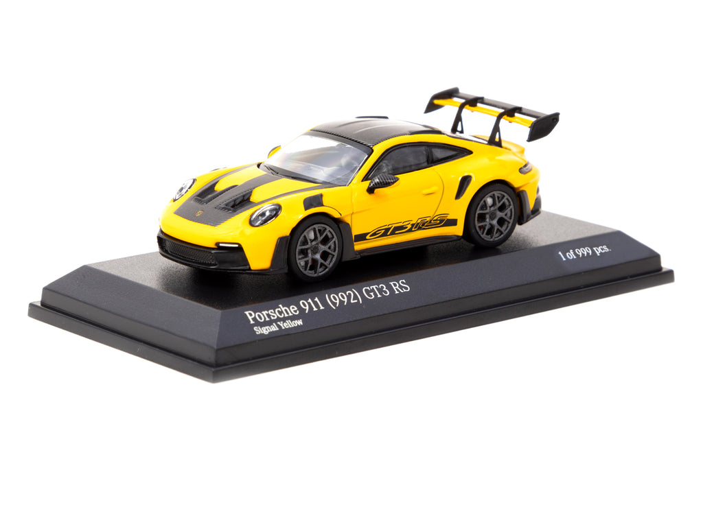 Minichamps X Tarmac Works 1/64 Porsche 911 GT3 RS Signal Yellow - COLL