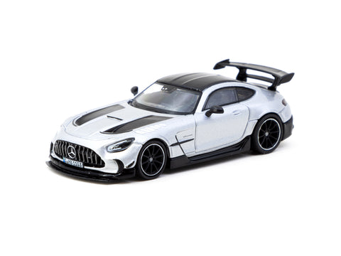 Tarmac Works 1/64 Mercedes-Benz AMG GT Black Series Silver Metallic -