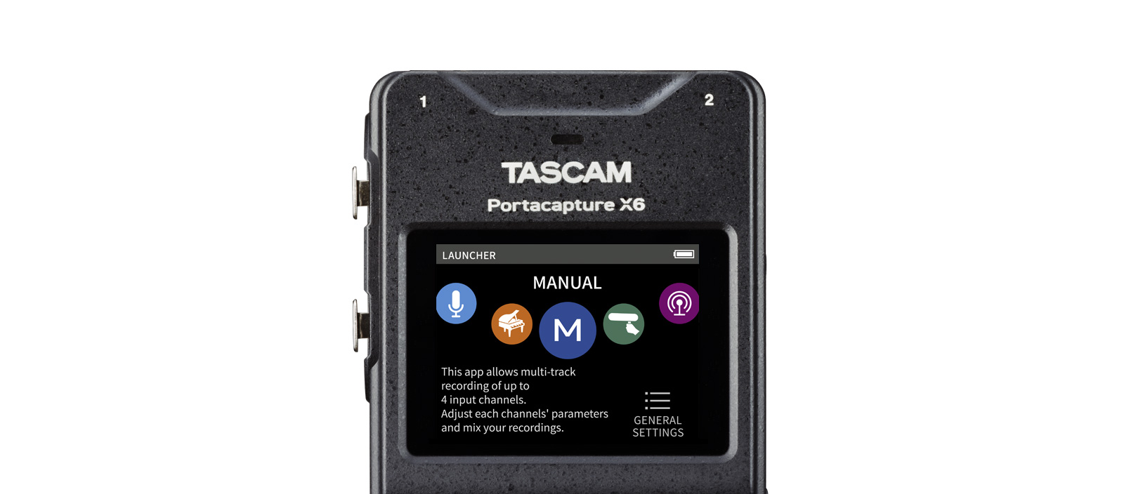 Tascam Portacapture X6 | High-Resolution Multi-Track Handheld Recorder