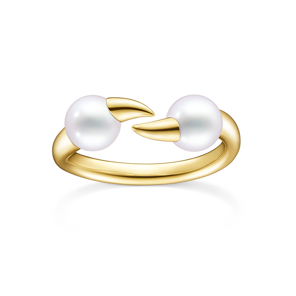 デインジャー ファング リング R-4869-18KYG|リング/danger fang