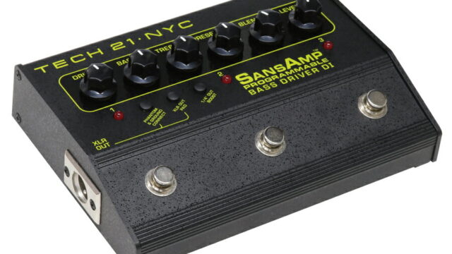 レビュー】SansAmp Bass Driver DI Programmable まるでマルチ？な