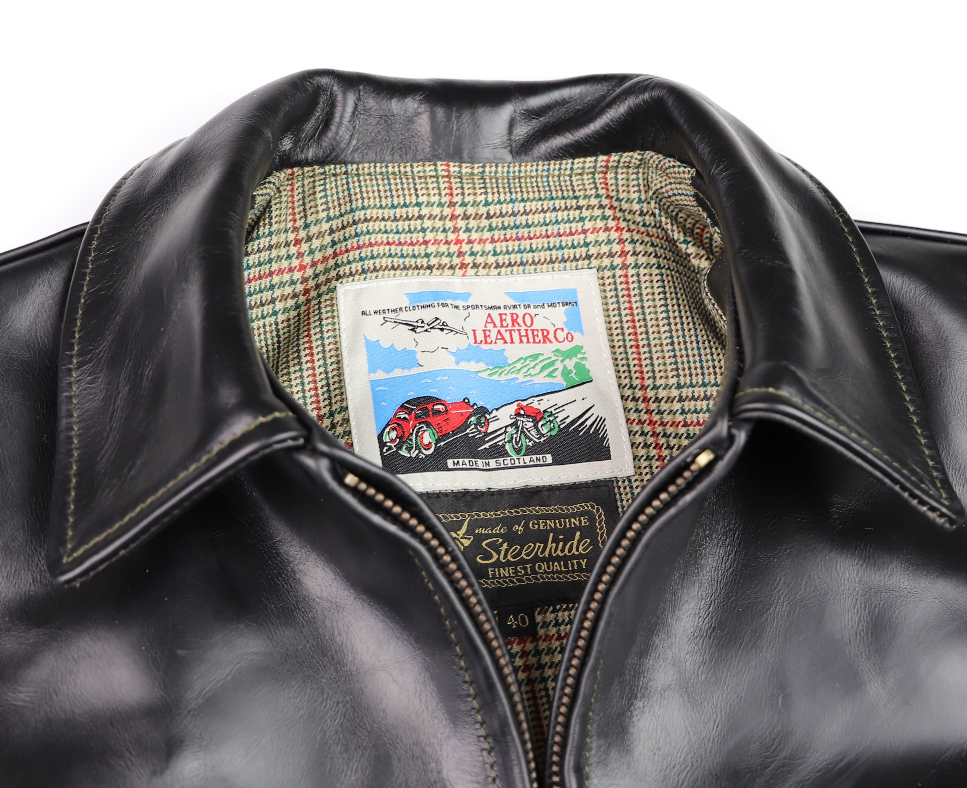 Aero Highwayman, size 40 (fits like 44), Black Chromexcel