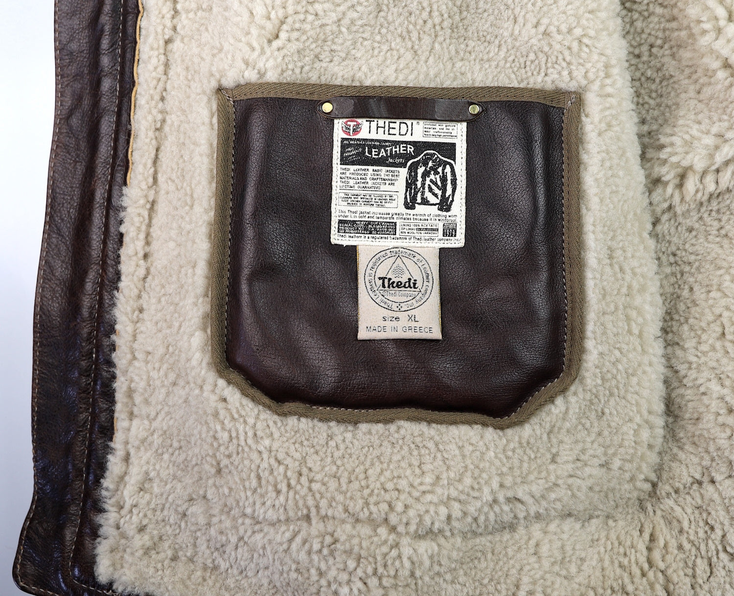 Thedi Civilian B-3 Jacket, size XL – Thurston Bros Rough Wear LLC