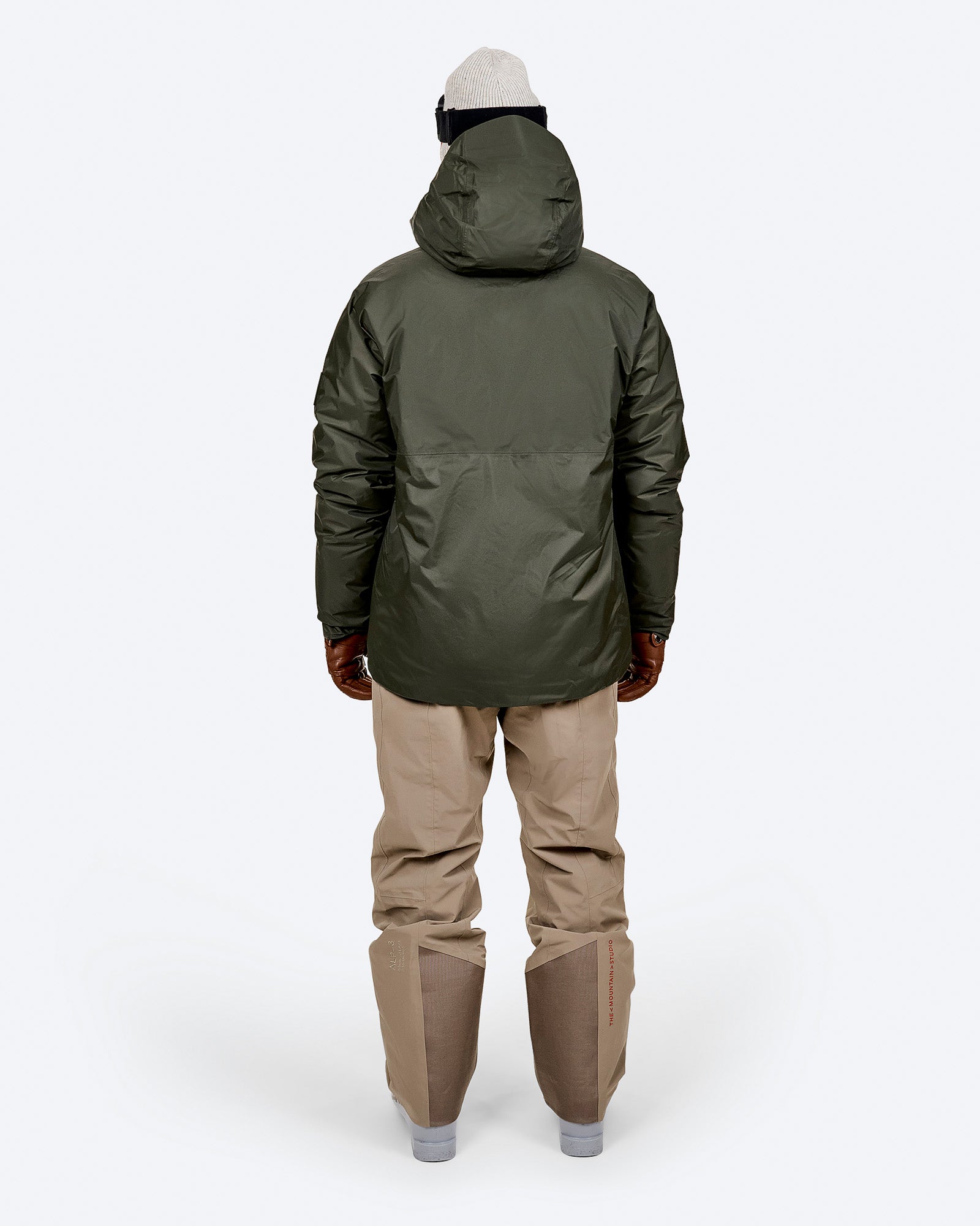 S-4 D Gore-Tex 2-layer Ski Down Jacket Forest Green – The Mountain