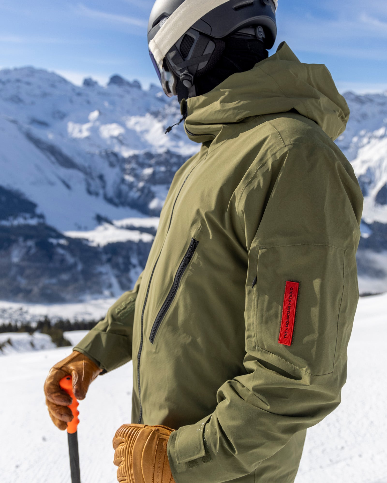 S-7 3-layer Stretch Insulated Jacket Brindle – The Mountain Studio