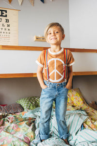 Peace Sign Shirt - Kids T-Shirt | The Bee & The Fox